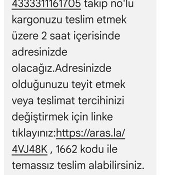 Aras Kargo, Kargomu Teslim Etmedi.