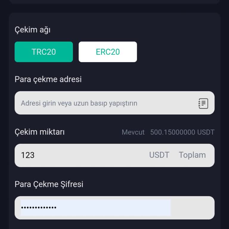 Coinex Para Çekme İşlemime İzin Vermiyor