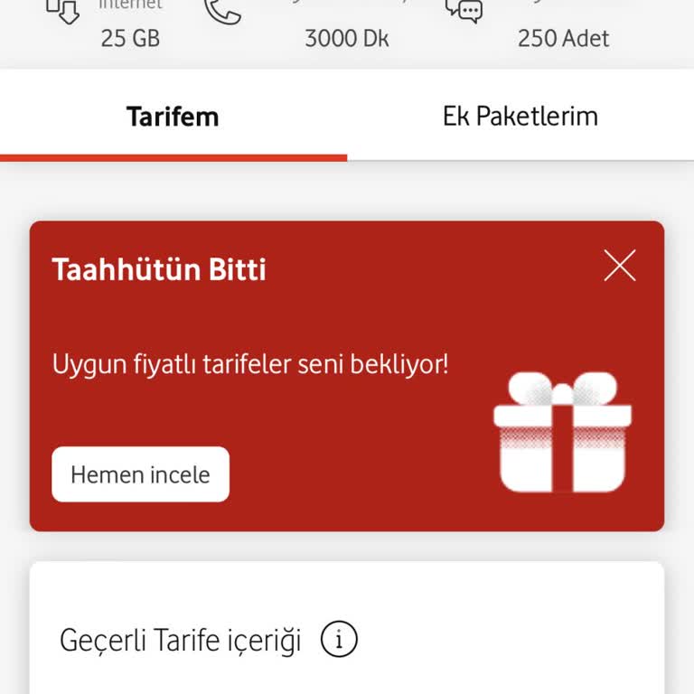 Vodafone Hat Verilen Sözlerin Tutulmaması