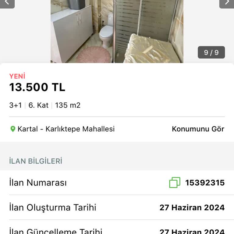 Emlakjet Emlak İlan Sahibi İle Yaşadığım Olumsuz Deneyim