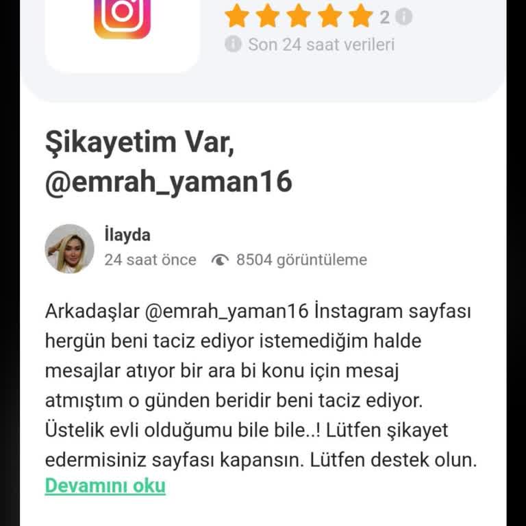 Instagram Hiçbir Sucumuz Yok İken Bos Yere İftiraya Uğruyorum