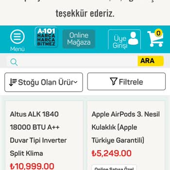 A101 Üzerinden Mağdur Edildik.!