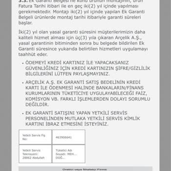 Arçelik Buzdolabı Pişmanlık Oldu