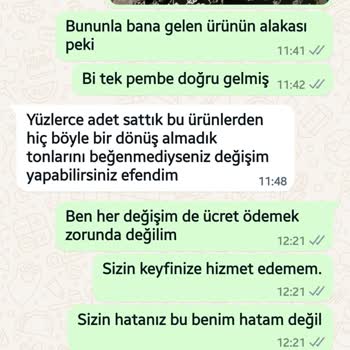 Hazaa Official Yanlış Ürün Ve Değişim Ücreti Sorunu