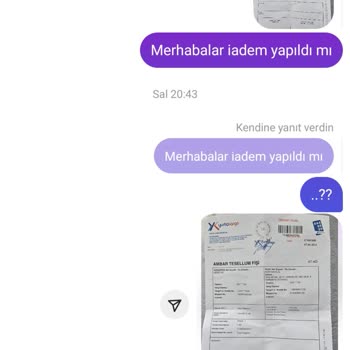 Nourraprrive İade Edilen Elbisenin Ücretini İade Etmediler.