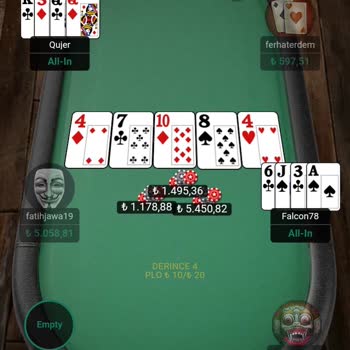 Poker Klas Da Kazanamamak Ellere Ve Oyunlara Müdahale Var