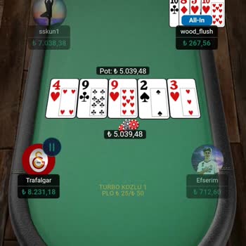 Poker Klas Da Kazanamamak Ellere Ve Oyunlara Müdahale Var