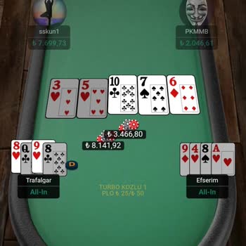 Poker Klas Da Kazanamamak Ellere Ve Oyunlara Müdahale Var