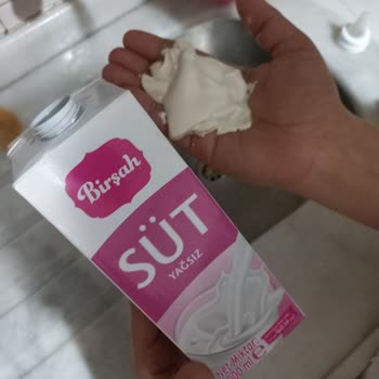 Bozuk Birşah Marka Yağsız Süt