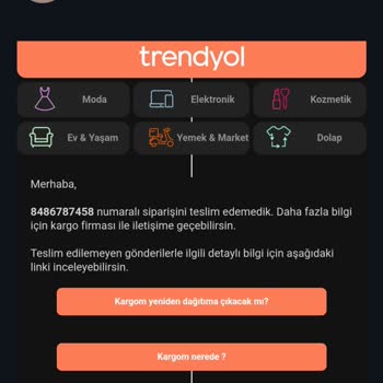Doğanlar Aras Kargo Paketimi Adres Doğru Olmasına Rağmen Getirmiyor