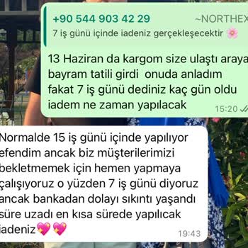 Northex İademin Gerçekleşmesini İstiyorum