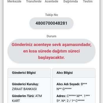 Kuryenet Banka Kartım Günlerdir Teslim Edilmedi