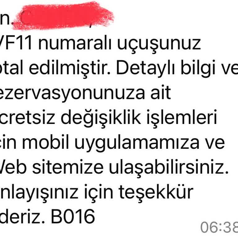 Ajet Pişmanlıktır, Tek Bir SMS İle Açıklamasız Uçuş İptali!