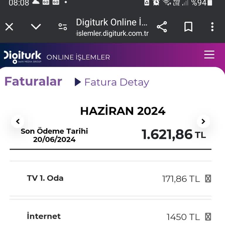 Digiturk Para İadesi Yapmıyor...