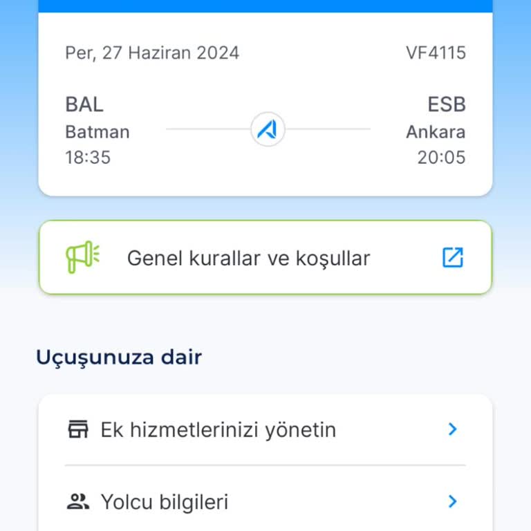 Ajet (Anadolu Jet) Paramın İadesini İstiyorum