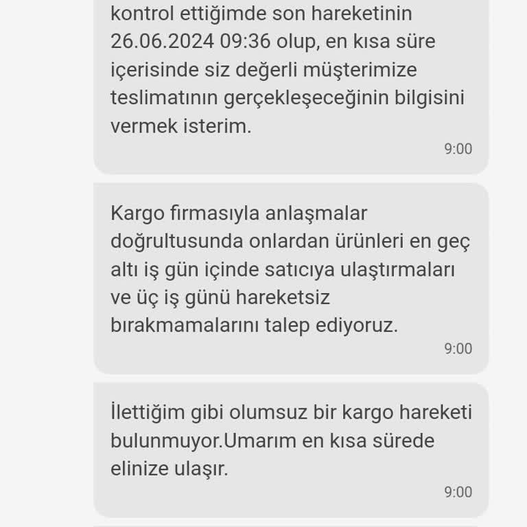 Trendyol Kargo Her Seferinde 1 Hafta Kargo Bekliyorum