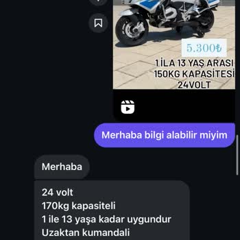 Bebe.car.shop Aldığım Akülü Motorun Kargo Bilgisi Paylaşılmadı