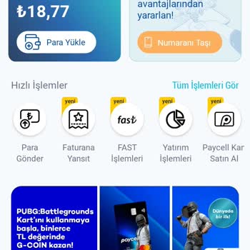 Peşin İadede Paycell Uygulamasında Var Fakat Kartta Para Yok