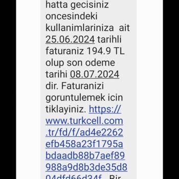 Turkcell Fatura Mağduriyeti Ek Fatura