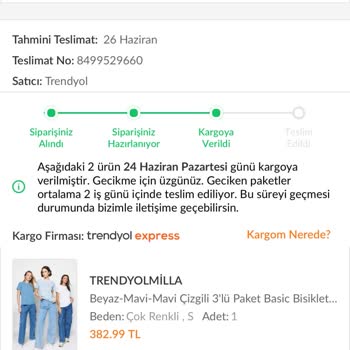 Trendyol Express 5 Gündür Gelemeyen Ürünlerim