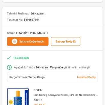 Trendyol Nivea Güneş Kremi Sahte Çıktı