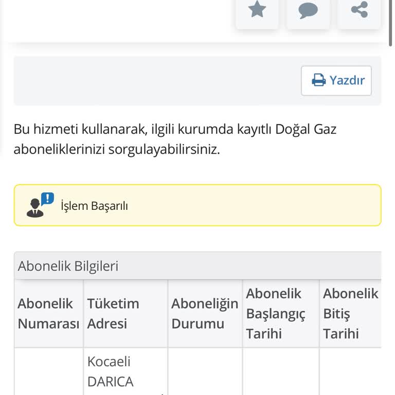 Darıca Palgaz Abonelik Açılmadı