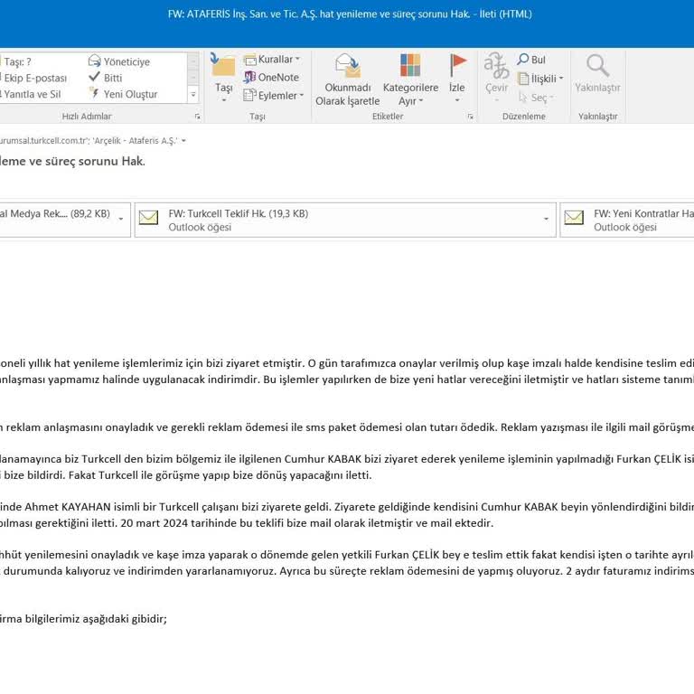 Turkcell Kurumsal Kontrat Ve Taahhüt Çözülemeyen Problemi