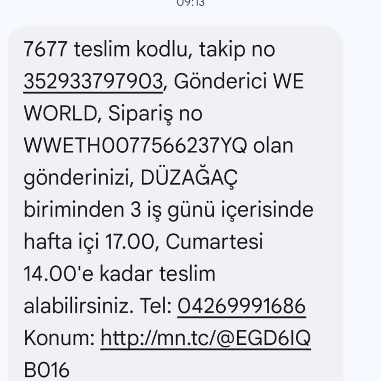 MNG Kargo İl Merkezinde Teslim Saçmalığı