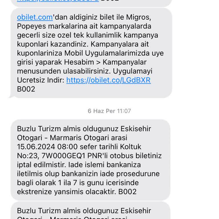 Obilet Para İadesi Konusunda Sınıfta Kaldı
