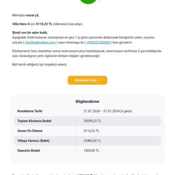 Hello Villam Hatası Yüzünden 15000TL Zarar