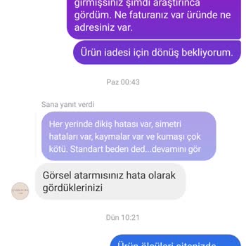 Qarmacha Hatalı Ürün Gönderiyor