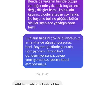 Qarmacha Hatalı Ürün Gönderiyor