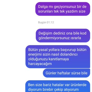 Qarmacha Hatalı Ürün Gönderiyor