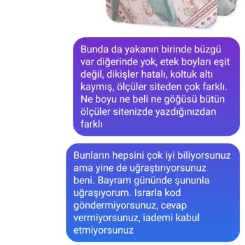Qarmacha Hatalı Ürün Gönderiyor
