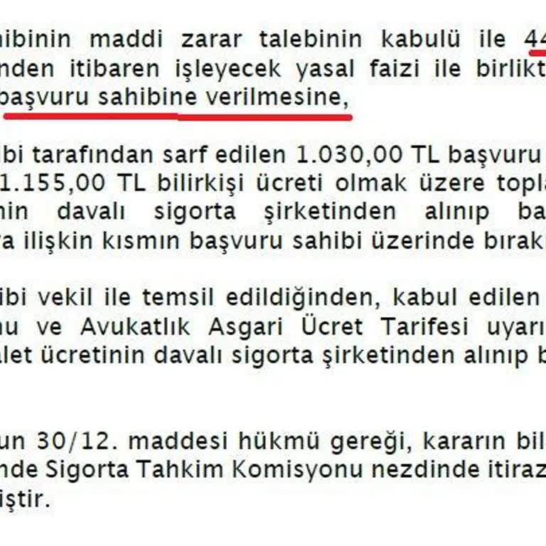 Beta Eksperlik Hizmetleri Değer Kaybı Tazminatımı Gönderin!