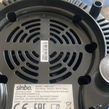 Sinbo Yedek Parça, Garanti Ve Müşteri Temsilcisi Problemleri