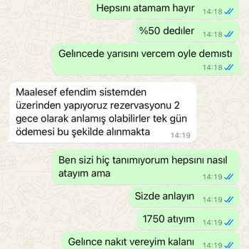 Sapanca Sahra Bungalov'da İade Sorunu Ve Ek Ödeme Talebi