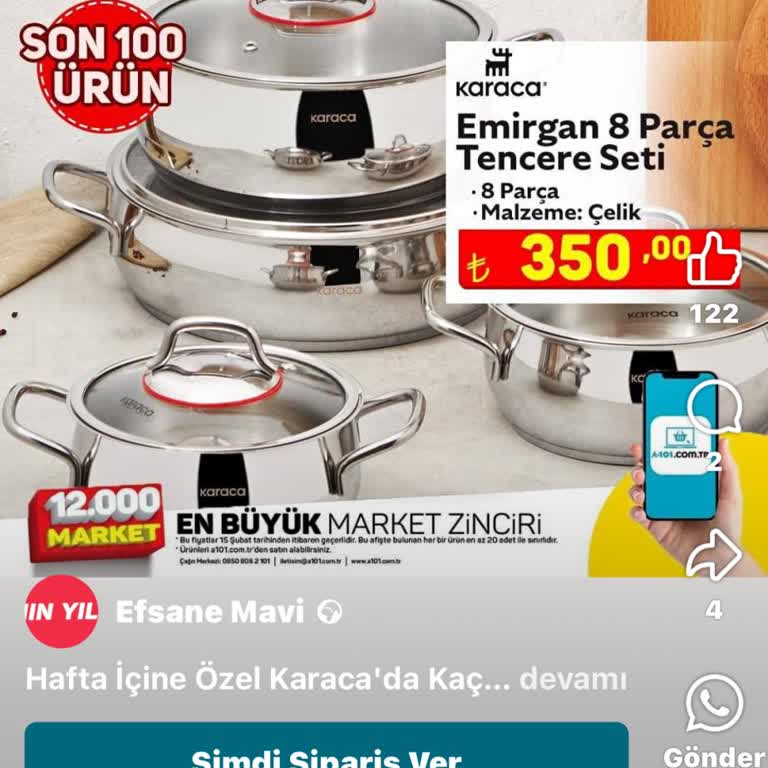 E-ticaret Marka Taklidiyle Dolandırıcılık A101 Adı Altında Param Gitti