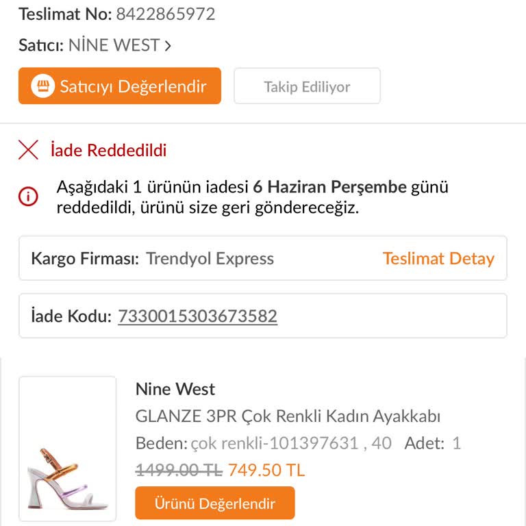 Trendyol Ayakkabıyı Kayıp Ettiler