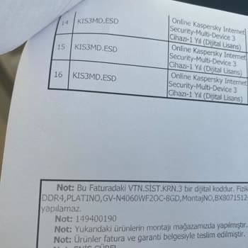 Vatan Bilgisayar Ürün Teslim Etmiyor