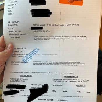 HP Yetkili Servis Ve Garanti Süreçleri