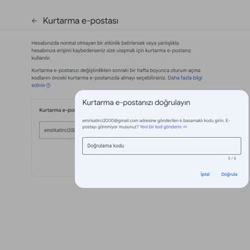 Gmail Google Hesap Sorunu