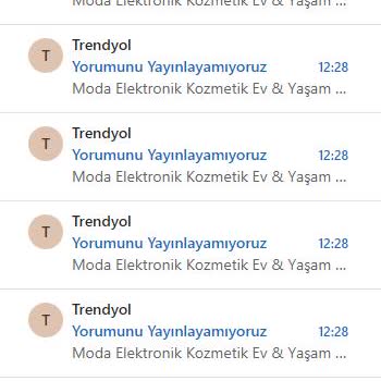 Trendyol Değerlendirme Yazılmıyor / Onaylamıyor