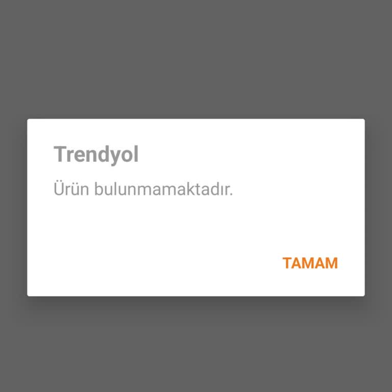 Trendyol Ürünüm Hala Hazırlanmadı