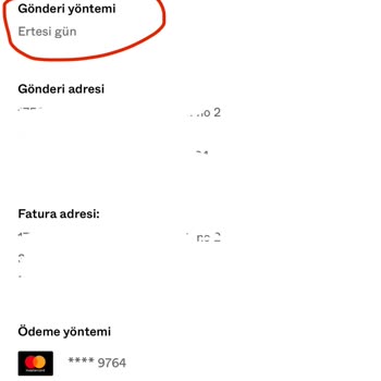 Bershka Kargom Ertesi Gün Seçtiğim Halde Gelmedi