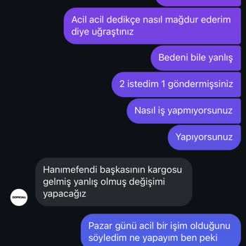 Zi Official Yanlış Ürün Ve İlgisiz Müşteri Hizmetleri: Acil Kargo Sorunu