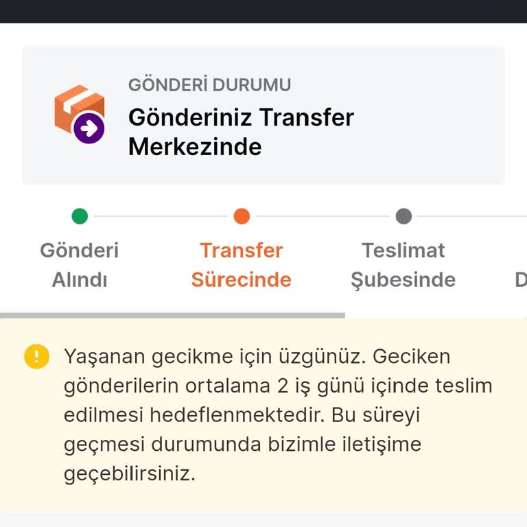 Trendyol Express Kargom Dağıtıma Çıkmıyor