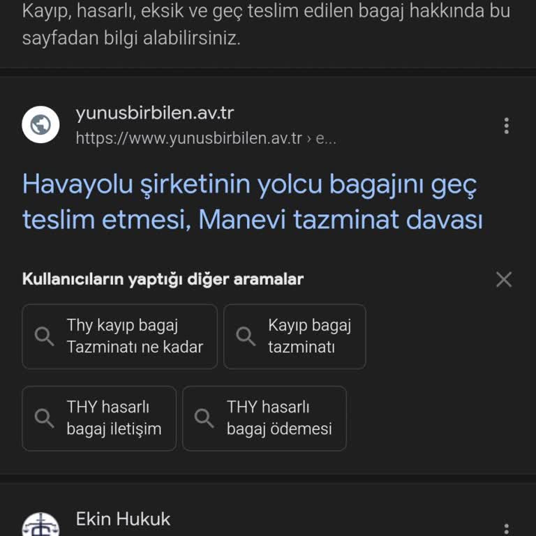 Sun Ekspress Kayıp Bagaj