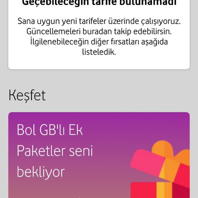 Vodafone'un Tarife Yenileme Konusunda Müşterisine Yalan Söylemesi