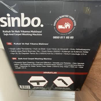 Sinbo Halı Yıkama Makinesi Ayıplı Ürün